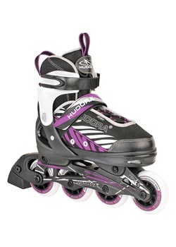 Hudora Rolki "Mia" w kolorze czarno-fioletowym - 5+ ze sklepu Limango Polska w kategorii Zabawki - zdjęcie 187593461