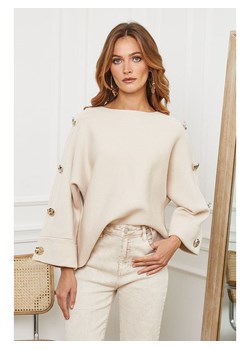Joséfine Sweter &quot;Marole&quot; w kolorze beżowym ze sklepu Limango Polska w kategorii Swetry damskie - zdjęcie 187593712