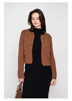 C&amp; Jo Kardigan w kolorze jasnobrązowym ze sklepu Limango Polska w kategorii Swetry damskie - zdjęcie 187593842
