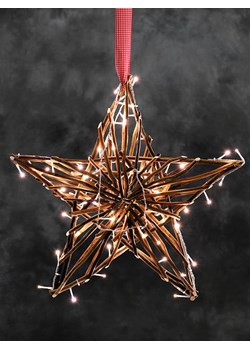 Konstsmide Dekoracyjna zawieszka LED w kolorze brązowym - wys. 49 cm ze sklepu Limango Polska w kategorii Dekoracje bożonarodzeniowe - zdjęcie 187593963