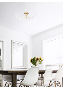 Opviq Lampa sufitowa &quot;Aspendos&quot; w kolorze złoto-białym - wys. 16 x Ø 56 cm ze sklepu Limango Polska w kategorii Oświetlenie - zdjęcie 187593984