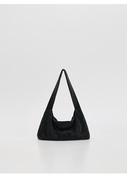 Reserved - Torebka hobo ze strassem - czarny ze sklepu Reserved w kategorii Torebki hobo - zdjęcie 187594331