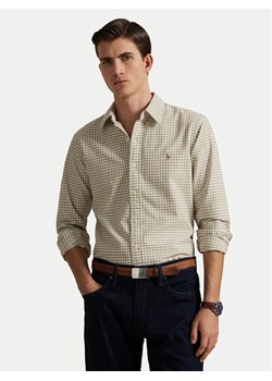 Polo Ralph Lauren Koszula 710852744004 Beżowy Slim Fit ze sklepu MODIVO w kategorii Koszule męskie - zdjęcie 187594944