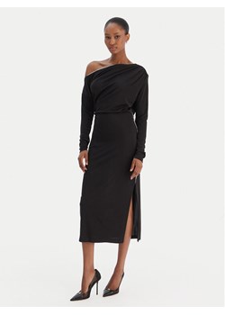 Rinascimento Sukienka koktajlowa CFC0126544003 Czarny Slim Fit ze sklepu MODIVO w kategorii Sukienki - zdjęcie 187594971