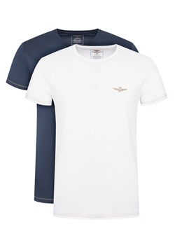 Aeronautica Militare Komplet t-shirtów AM1UTI003B Kolorowy Slim Fit ze sklepu MODIVO w kategorii T-shirty męskie - zdjęcie 187594972