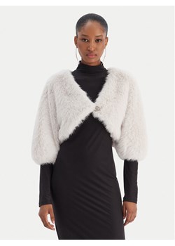 Rinascimento Futro CFC0020149002 Biały Regular Fit ze sklepu MODIVO w kategorii Futra damskie - zdjęcie 187594982