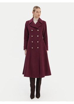 Rinascimento Płaszcz przejściowy CFC0126730003 Bordowy Regular Fit ze sklepu MODIVO w kategorii Płaszcze damskie - zdjęcie 187594993