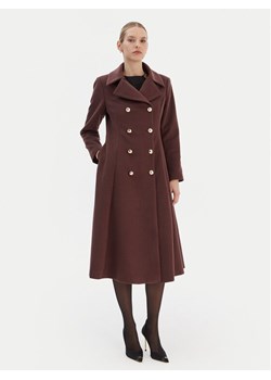 Rinascimento Płaszcz przejściowy CFC0126730003 Brązowy Regular Fit ze sklepu MODIVO w kategorii Płaszcze damskie - zdjęcie 187595001