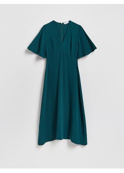 Reserved - Sukienka z lyocellem - niebieski ze sklepu Reserved w kategorii Sukienki - zdjęcie 187595651