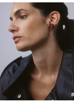 Reserved - Zestaw kolczyków - bordowy ze sklepu Reserved w kategorii Kolczyki - zdjęcie 187595813
