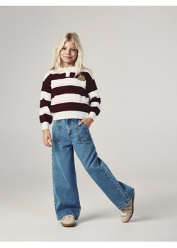 Reserved - Jeansy super wide leg - niebieski ze sklepu Reserved w kategorii Spodnie dziewczęce - zdjęcie 187595854