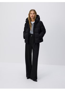 Reserved - Pikowana kurtka z kapturem - czarny ze sklepu Reserved w kategorii Kurtki damskie - zdjęcie 187595933