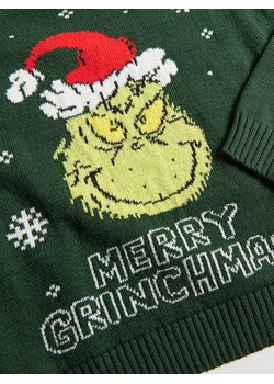 Reserved - Świąteczny sweter Grinch - zielony ze sklepu Reserved w kategorii Swetry chłopięce - zdjęcie 187595944