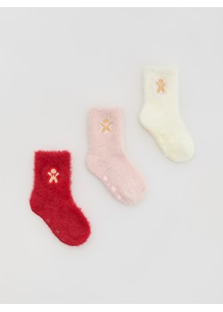 Reserved - Świąteczne skarpetki 3 pack - wielobarwny ze sklepu Reserved w kategorii Skarpetki dziecięce - zdjęcie 187596153