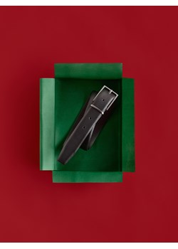 Reserved - Pasek z łączonych materiałów - czarny ze sklepu Reserved w kategorii Paski męskie - zdjęcie 187596231