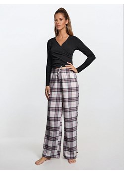 Sinsay - Spodnie od piżamy w kratę - różowy ze sklepu Sinsay w kategorii Piżamy damskie - zdjęcie 187597373
