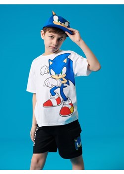 Sinsay - Bawełniana koszulka Sonic the Hedgehog - biały ze sklepu Sinsay w kategorii T-shirty chłopięce - zdjęcie 187597391