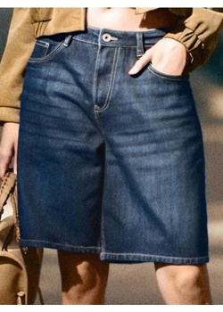 Sinsay - Szorty bermudy jeansowe - granatowy ze sklepu Sinsay w kategorii Szorty - zdjęcie 187597500