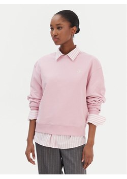 Tommy Hilfiger Bluza Script WW0WW49418 Różowy Regular Fit ze sklepu MODIVO w kategorii Bluzy damskie - zdjęcie 187598520