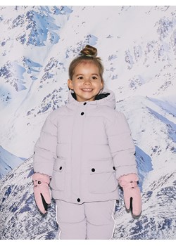 Reserved - Gumowana kurtka z kapturem - lawendowy ze sklepu Reserved w kategorii Kurtki dziewczęce - zdjęcie 187599561