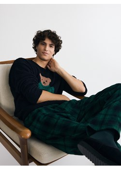 Reserved - Dwuczęściowa piżama z misiem - czarny ze sklepu Reserved w kategorii Piżamy męskie - zdjęcie 187599860