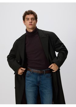 Reserved - Pasek z łączonych materiałów - bordowy ze sklepu Reserved w kategorii Paski męskie - zdjęcie 187599893