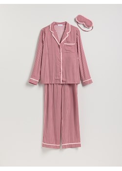 Reserved - Piżama z opaską do spania - ciemnofioletowy ze sklepu Reserved w kategorii Piżamy damskie - zdjęcie 187599902