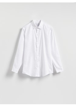 Reserved - Bawełniana koszula regular fit - biały ze sklepu Reserved w kategorii Koszule męskie - zdjęcie 187599933