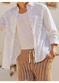 Sinsay - Koszula regular fit we wzory - biały ze sklepu Sinsay w kategorii Koszule męskie - zdjęcie 187600843