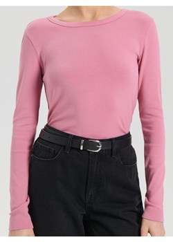 Sinsay - Koszulka z długimi rękawami - różowy ze sklepu Sinsay w kategorii Bluzki damskie - zdjęcie 187600880