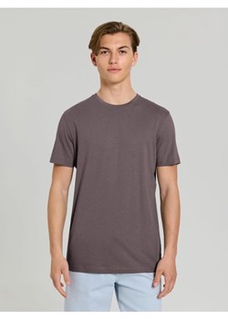 Sinsay - Bawełniana koszulka z krótkim rękawem - green spruce ze sklepu Sinsay w kategorii T-shirty męskie - zdjęcie 187600901