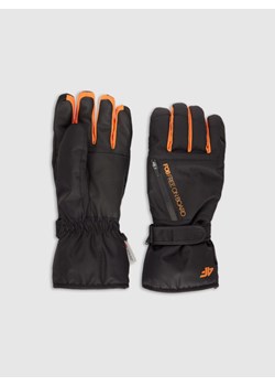 Męskie rękawiczki narciarskie Thinsulate membrana 5000 4F 4FRAW25AFGLM202 - czarne ze sklepu Sportstylestory.com w kategorii Rękawiczki męskie - zdjęcie 187601044