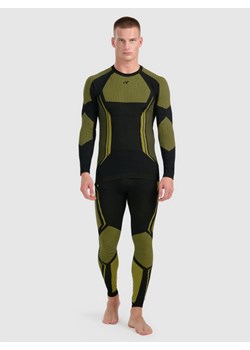 Męska bielizna termoaktywna (dół) 4F 4FRAW25USEAM269 - żółta ze sklepu Sportstylestory.com w kategorii Bielizna termoaktywna męska - zdjęcie 187601064