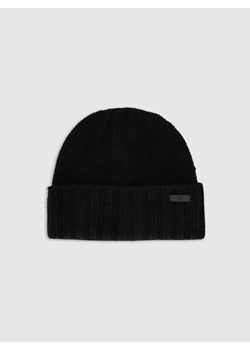 Męska czapka zimowa 4F 4FRAW25ACAPM0830 - czarna ze sklepu Sportstylestory.com w kategorii Czapki zimowe męskie - zdjęcie 187601103