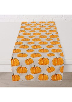 Boltze Bieżnik &quot;Pumpkin&quot; w kolorze beżowo-pomarańczowym - 140 x 40 cm ze sklepu Limango Polska w kategorii Obrusy i bieżniki - zdjęcie 187601430