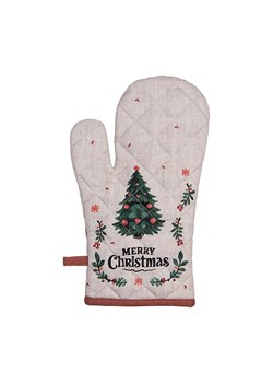 Clayre &amp; Eef Rękawica kuchenna w kolorze beżowo-zielonym - 30 x 18 cm ze sklepu Limango Polska w kategorii Tekstylia kuchenne - zdjęcie 187601441