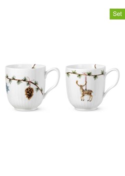 Rosendahl Kubki (2 szt.) &quot;Hammershøi Christmas&quot; w kolorze białym - 330 ml ze sklepu Limango Polska w kategorii Dzbanki i zaparzacze - zdjęcie 187601682