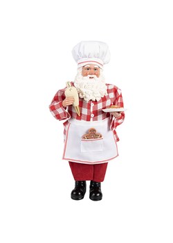 Clayre &amp; Eef Figurka dekoracyjna w kolorze czerwono-białym - wys. 45 cm ze sklepu Limango Polska w kategorii Dekoracje - zdjęcie 187601751