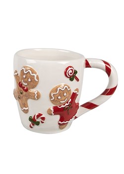 Clayre &amp; Eef Kubek w kolorze białym - 325 ml ze sklepu Limango Polska w kategorii Dzbanki i zaparzacze - zdjęcie 187601774