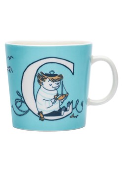 Moomin Kubek jumbo &quot;C&quot; w kolorze turkusowym - 400 ml ze sklepu Limango Polska w kategorii Dzbanki i zaparzacze - zdjęcie 187601824