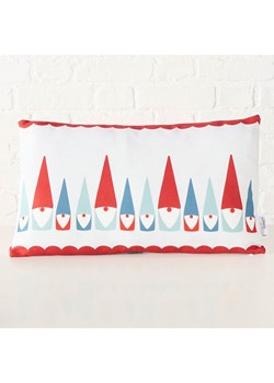 Boltze Poduszka &quot;Remsy&quot; w kolorze biało-czerwono-miętowym - 50 x 30 cm ze sklepu Limango Polska w kategorii Poduszki dekoracyjne - zdjęcie 187602053