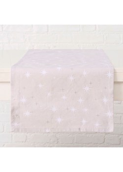 Boltze Bieżnik &quot;Starla&quot; w kolorze biało-jasnoróżowym - 140 x 40 cm ze sklepu Limango Polska w kategorii Obrusy i bieżniki - zdjęcie 187602071