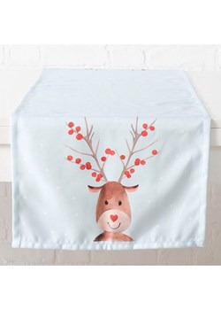 Boltze Bieżnik &quot;Fynn&quot; w kolorze błękitnym - 140 x 40 cm ze sklepu Limango Polska w kategorii Obrusy i bieżniki - zdjęcie 187602080