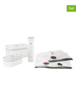 Zwilling 7-częściowy zestaw w kolorze biało-szarym do pakowania próżniowego ze sklepu Limango Polska w kategorii Pojemniki kuchenne - zdjęcie 187602330