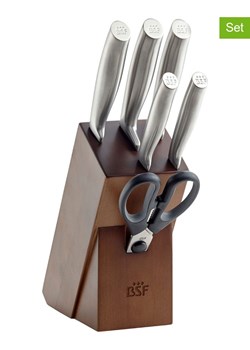 Zwilling 7-częściowy zestaw &quot;Chicago&quot; w kolorze srebrno-brązowym ze sklepu Limango Polska w kategorii Noże kuchenne - zdjęcie 187602372