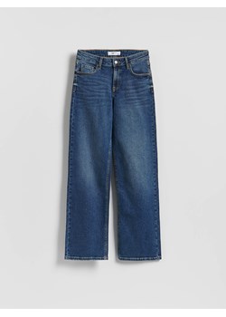 Reserved - Jeansy straight - granatowy ze sklepu Reserved w kategorii Jeansy damskie - zdjęcie 187603080