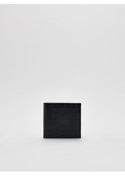 Reserved - Portfel z imitacji skóry - czarny ze sklepu Reserved w kategorii Portfele męskie - zdjęcie 187603124