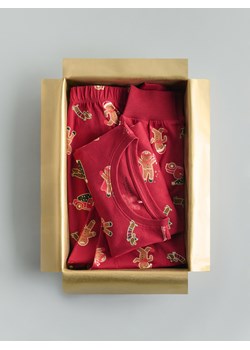 Reserved - Świąteczna piżama - bordowy ze sklepu Reserved w kategorii Piżamy dziecięce - zdjęcie 187603164