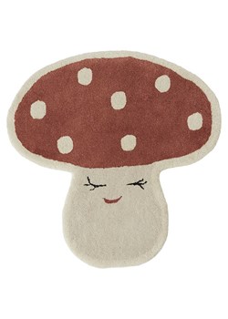 OYOY mini Dywan &quot;Malle Mushroom Rug&quot; w kolorze czerwono-kremowym - 77 x 75 cm ze sklepu Limango Polska w kategorii Tekstylia dziecięce - zdjęcie 187603254