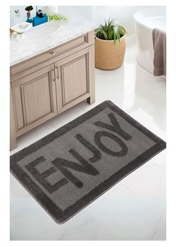 Colourful Cotton Dywanik łazienkowy w kolorze antracytowym ze sklepu Limango Polska w kategorii Akcesoria łazienkowe - zdjęcie 187603500